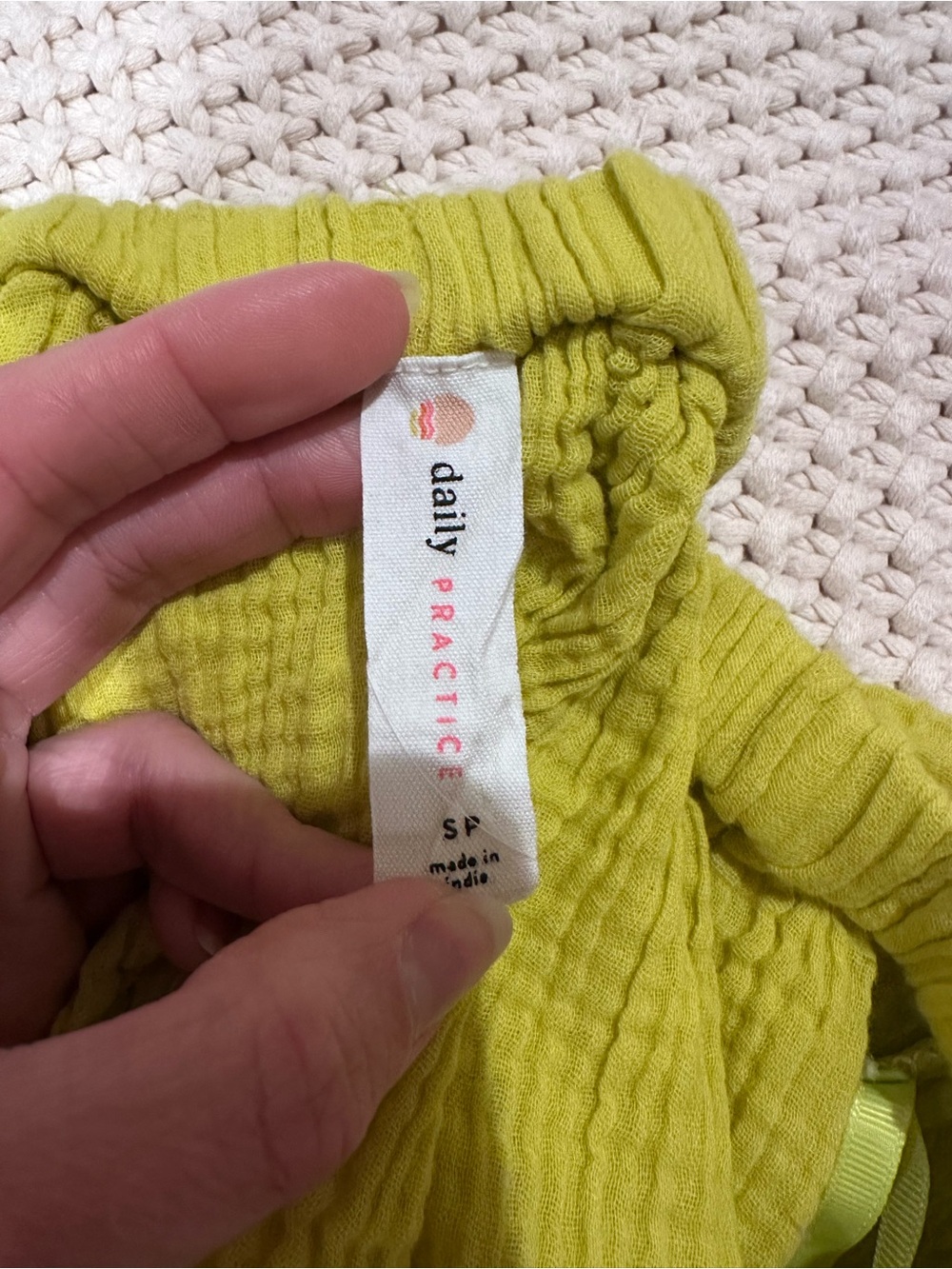 Daily Practice Lime Strapless Ruffle Dress - Picture 3 of 3